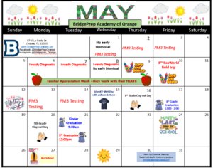 May Calendar 